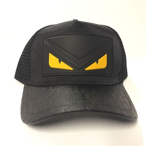 fendi cap yellow eyes